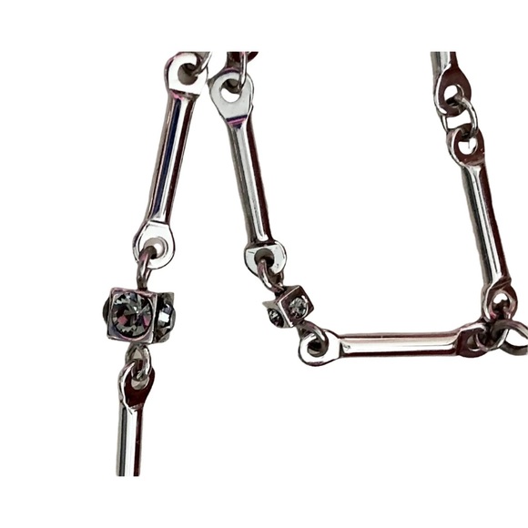 Kate Spade Silver Double Strand Long Necklace - Picture 6 of 6